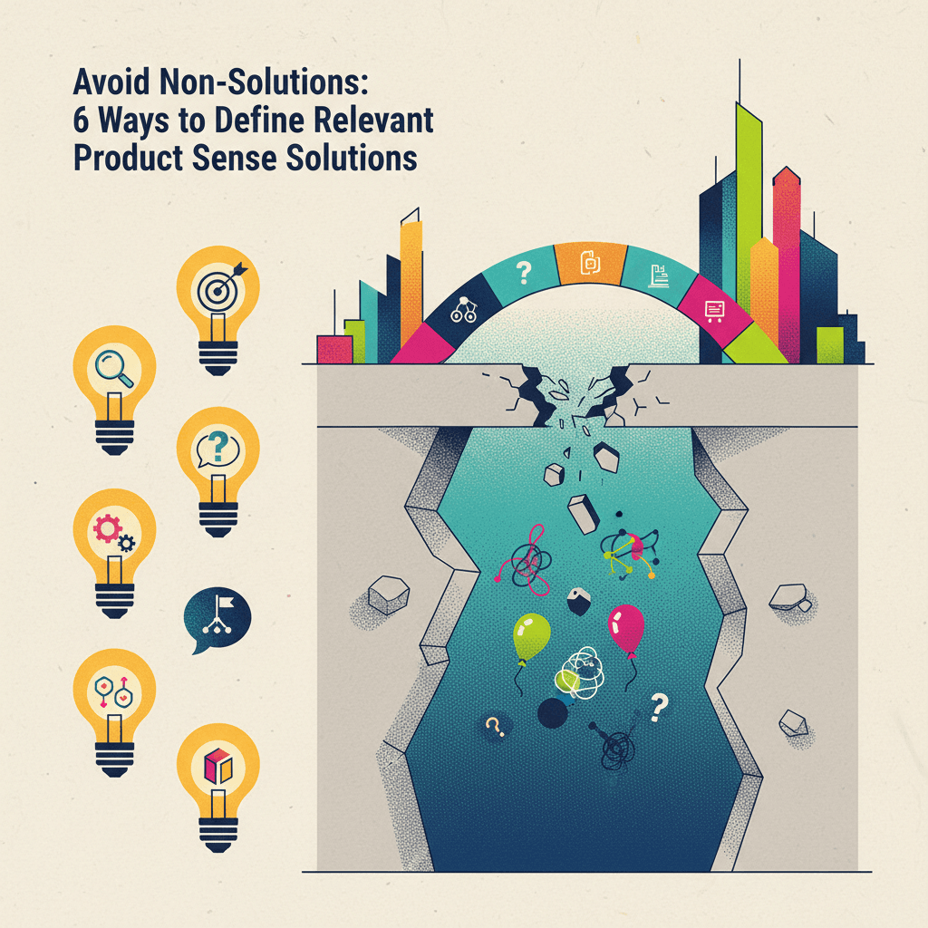 Avoid Non-Solutions: 6 Ways to Define Relevant Product Sense Solutions